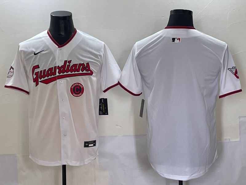 Men 2025 Cleveland Indians Blank White Game Nike MLB Jersey style 3->cleveland indians->MLB Jersey